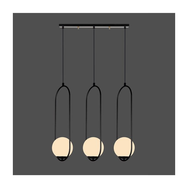 Arch fekete függőlámpa, magasság 146 cm - Squid Lighting-image-1