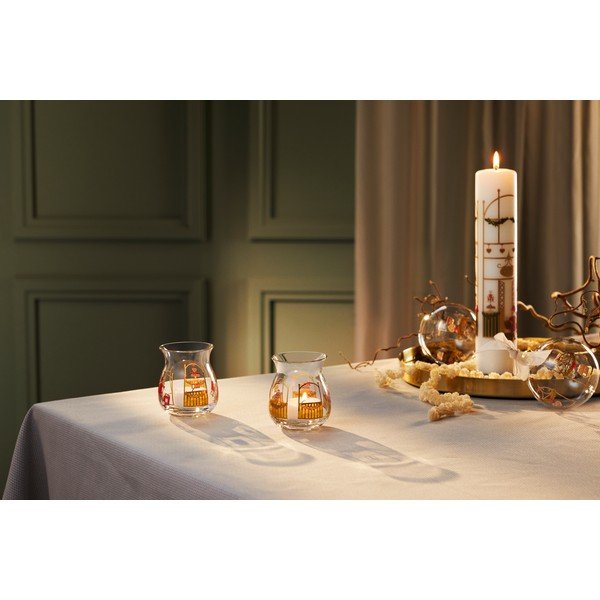 Gyertya karácsonyi mintával, égési idő 56 ó Holmegaard Christmas – Holmegaard-image-1