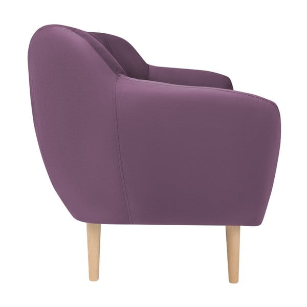 Sardaigne lila bársony kanapé, 158 cm - Mazzini Sofas-image-2