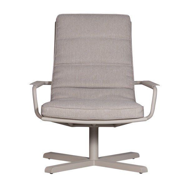 Világosszürke fém kerti fotel Coosa – Exotan-image-2