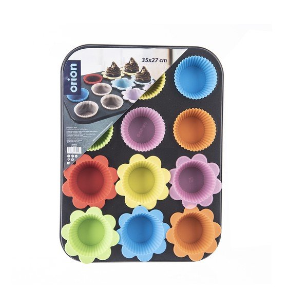 Fém muffin sütőforma 27x35 cm – Orion-image-1