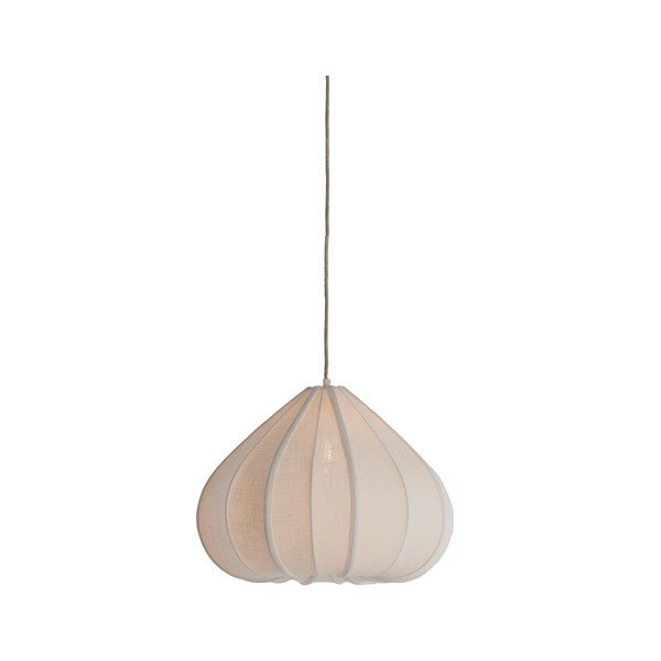 Krémszínű függőlámpa ø 49 cm Zubeda – Light & Living-image-3