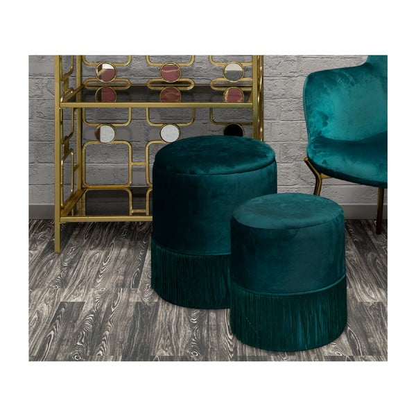 Constanzo 2 darabos zöld zsámoly készlet - Mauro Ferretti-image-1