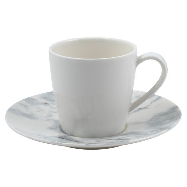 Marmory fehér-fekete porcelán csészealj, ø 16 cm - Villeroy & Boch-image-2