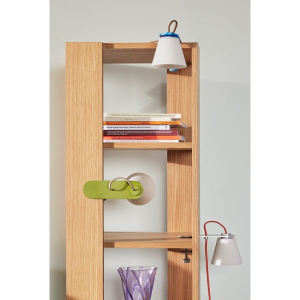 Kék asztali lámpa üveg búrával (magasság 23 cm) Lure – Hübsch-image-4