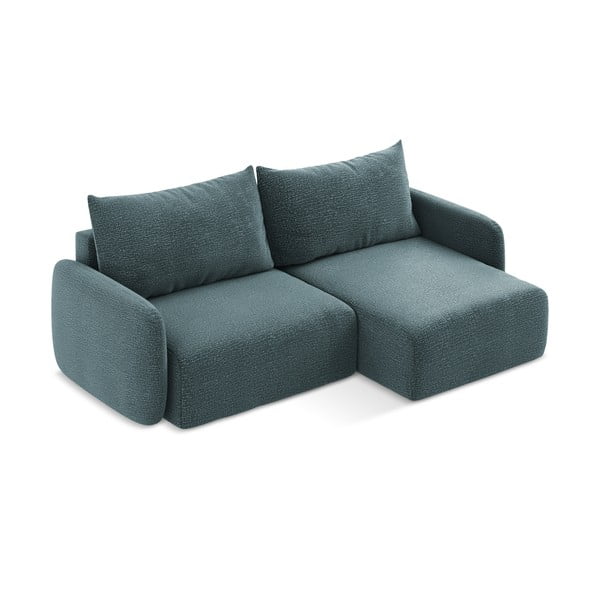 Türkiz kinyitható-tárolóhelyes sarokkanapé (jobb oldali) Kalena – Makamii-image-3