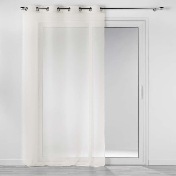 Krémszínű átlátszó függöny 140x240 cm Casual – douceur d'intérieur
