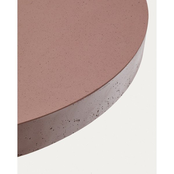 Beton kerek kerti étkezőasztal ø 90 cm Aiguablava – Kave Home-image-4