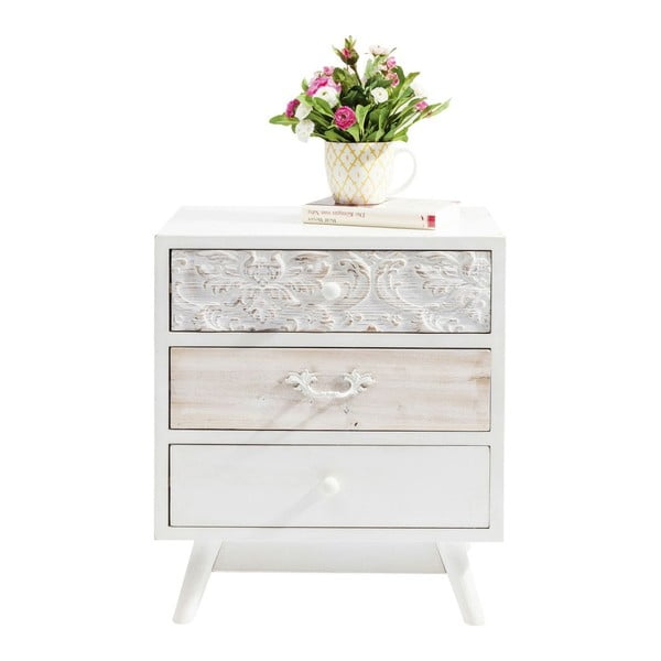 Sweet Home fehér komód, 3 fiókkal - Kare Design-image-2