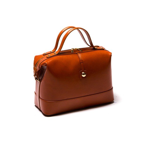 355 Cognac bőr kézitáska - Isabella Rhea-image-2