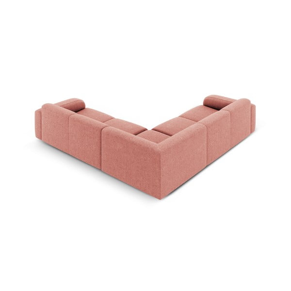 Rózsaszín sarokkanapé (variálható-L alakú) Molino – Micadoni Home-image-2