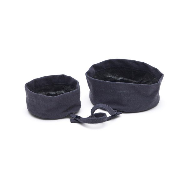 Textil összecsukható utazó tálka szett kutyáknak 2 db-os  ø 16 cm Trufa – Kave Home-image-2
