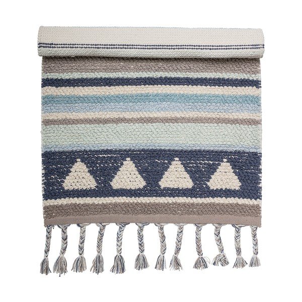 Cool kék-szürke pamut gyerekszőnyeg , 60 x 90 cm - Bloomingville Mini-image-2