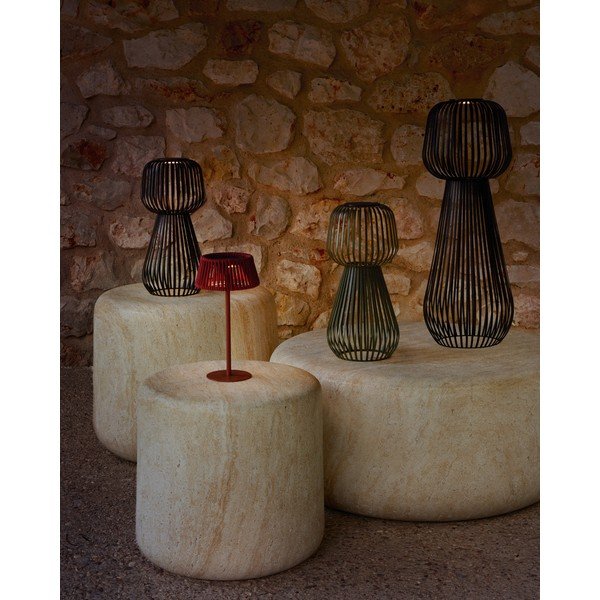 Napelemes LED asztali dimmelhető kültéri lámpa (magasság 70 cm) Reiba – Kave Home-image-3