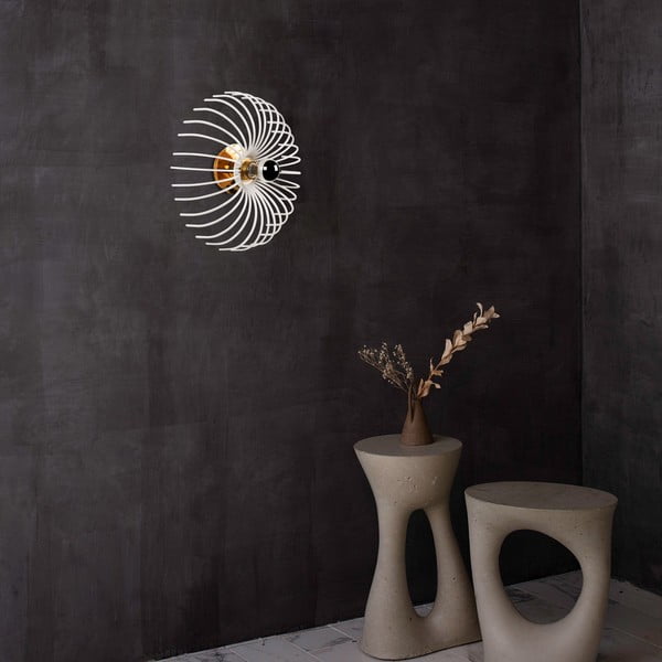 Aspendos fehér falilámpa, ø 36 cm - Opviq lights-image-1