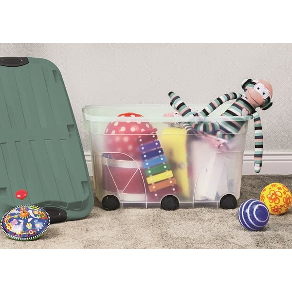 Műanyag tárolódoboz fedéllel Roller - Rotho-image-2