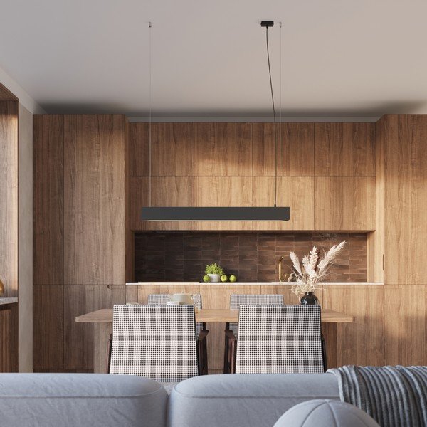 Fekete fém LED függőlámpa Nebula – Sollux-image-3