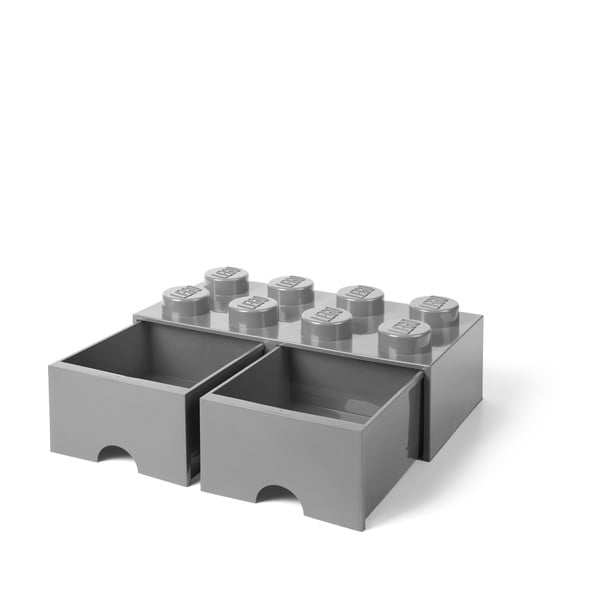 Szürke 2 fiókos tárolódoboz - LEGO®-image-4
