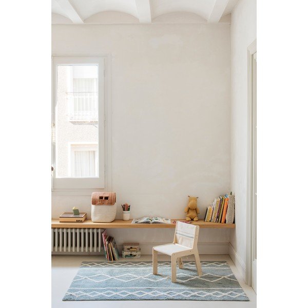 Bézs-natúr színű gyerek szék Vintage Blue – Lorena Canals-image-4