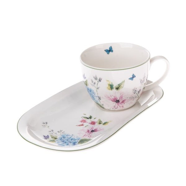 Fehér porcelán eszpresszó csésze 450 ml – Dakls