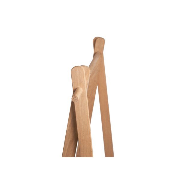 Natúr színű tölgyfa ruhatartó állvány Ebern – Villa Collection-image-4
