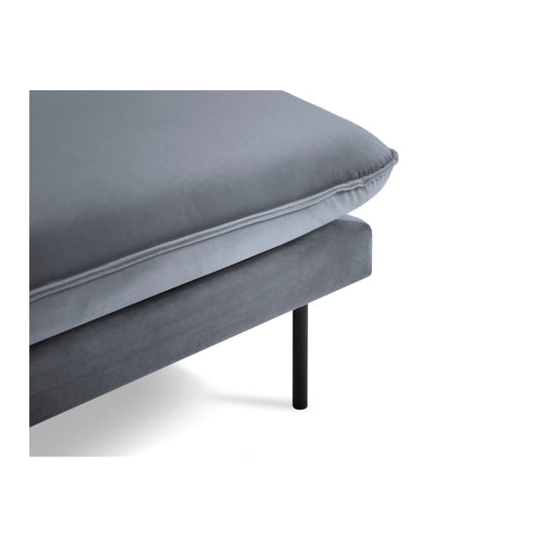 Vienna szürke bársony heverő, bal oldali - Cosmopolitan Design-image-4