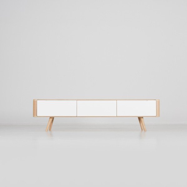 Ena tölgyfa TV-állvány, 180 x 42 x 45 cm - Gazzda-image-3