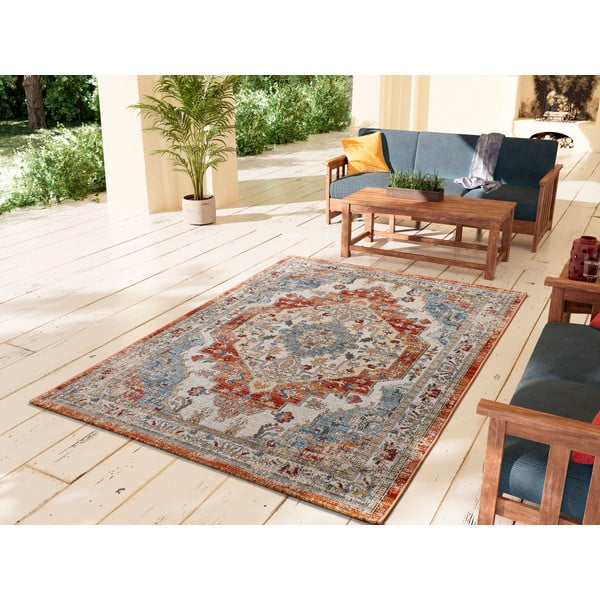 Narancssárga-bézs kültéri szőnyeg 160x230 cm Luna Rust – Universal-image-1