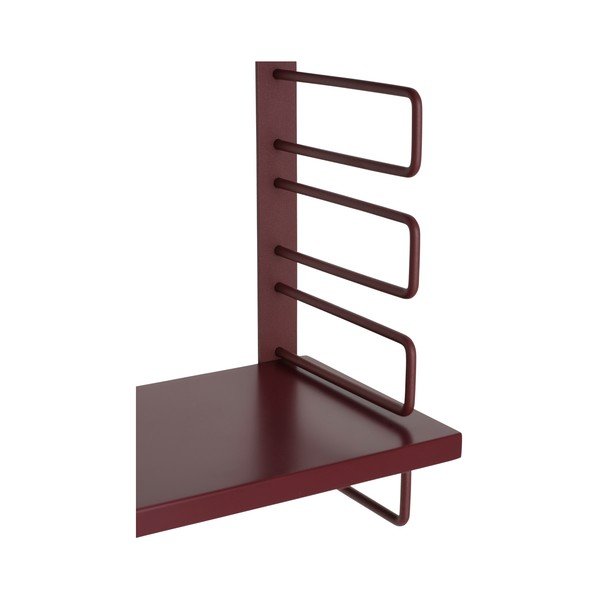 Piros többszintes fém fali polc 54 cm Iseo – Ellos Home-image-3