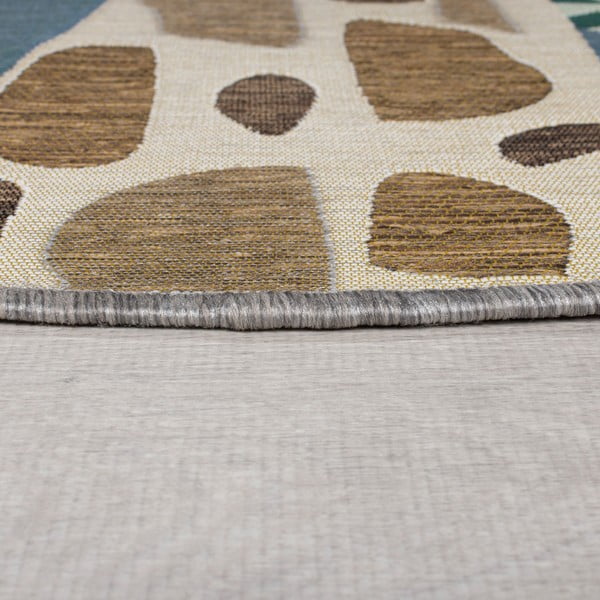 Zöld kerek kültéri szőnyeg ø 160 cm Eric – Flair Rugs-image-3