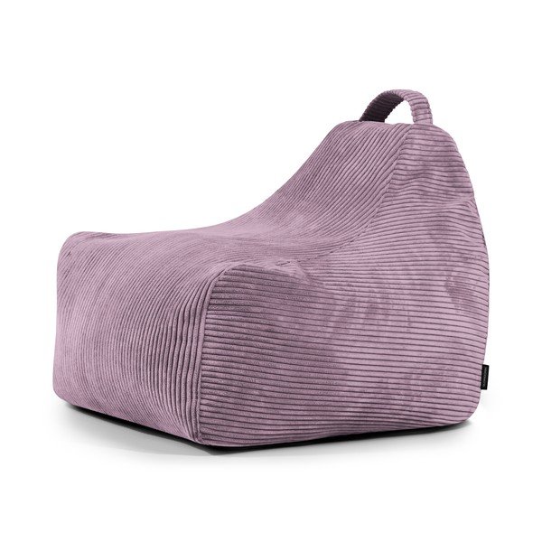 Lila kordbársony gyerek babzsákfotel Game Amuse – SLOWDOWN