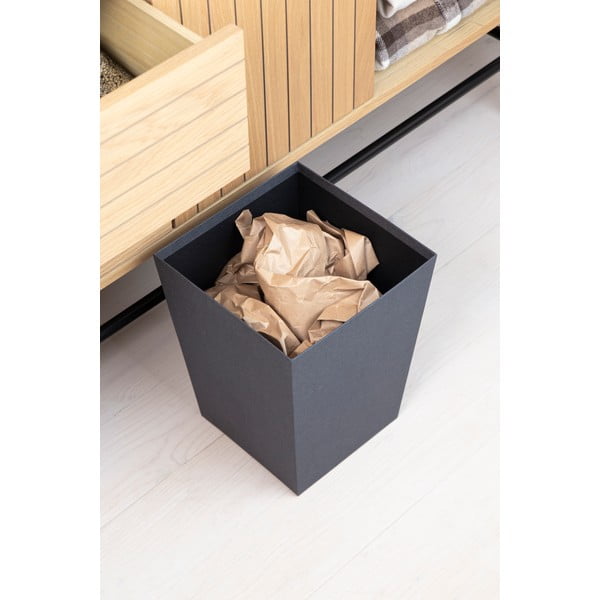 Fekete szemetes Sofia Canvas Paper Laminate – Bigso-image-2