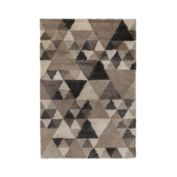 Nuru szürkésbarna szőnyeg, 60 x 230 cm - Flair Rugs