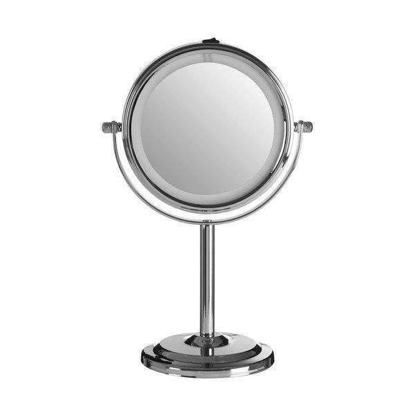 Kozmetikai tükör világítással-nagyítós (kétszeres nagyítás) ø 15 cm Cassini – Premier Housewares-image-3