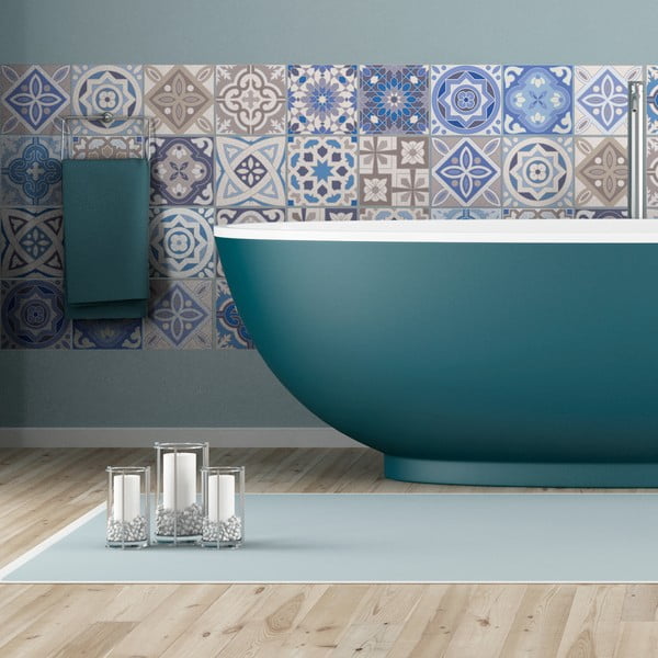 Honduras 24 részes dekorációs falmatrica szett, 20 x 20 cm - Ambiance-image-1