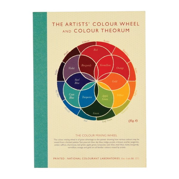 Colour Wheel jegyzetfüzet, A6 - Rex London