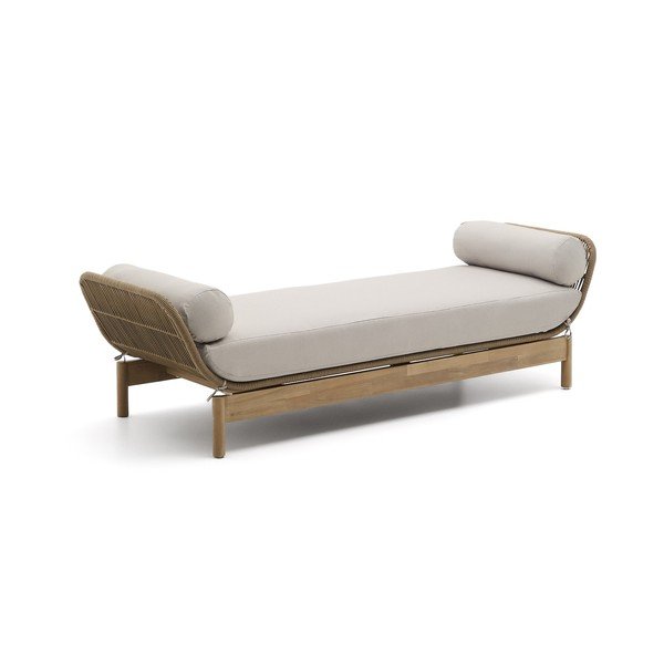 Natúr színű akácfa kerti kanapé Catalina – Kave Home-image-4