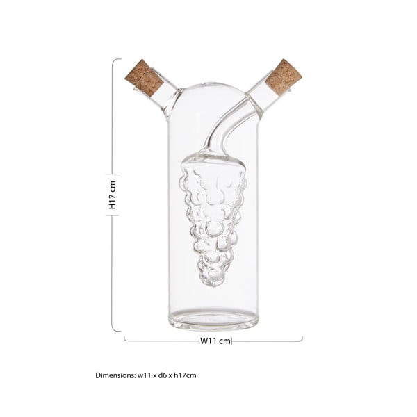 Üveg ecet- és olajtartó készlet Montela – Premier Housewares-image-3