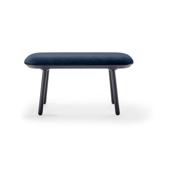 Naïve kék-fekete bársony pad, 100 cm - EMKO-image-2