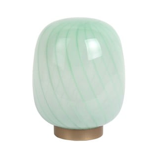 Világoszöld asztali lámpa üveg búrával (magasság 20 cm) Summer Globe – Leitmotiv