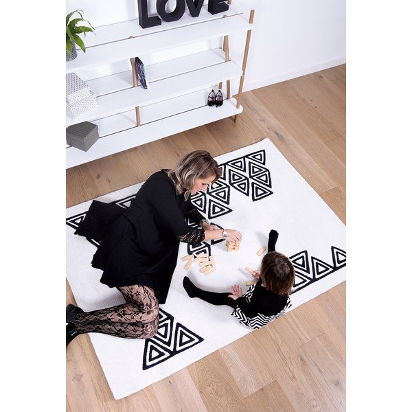 Krémszínű gyerek szőnyeg 170x120 cm Boho Chic – Lilipinso-image-1