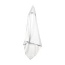 Fehér muszlin kapucnis gyerek törölköző 75x75 cm – Bébé Douceur