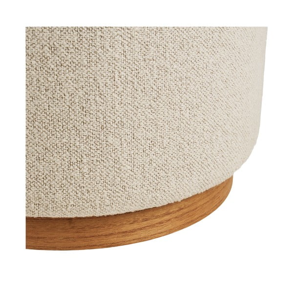 Bézs buklé puff Daisy – House Nordic-image-3