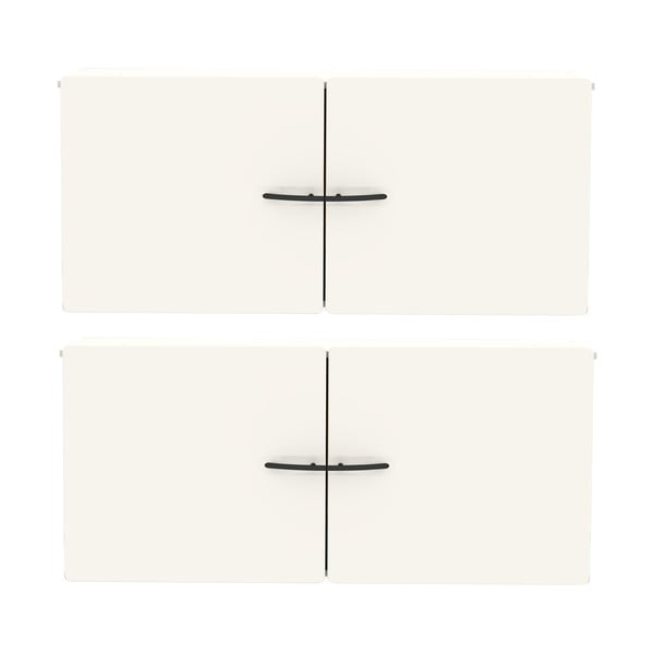 Fehér ajtó modul 2 db 80x36 cm Dakota - Tenzo-image-1