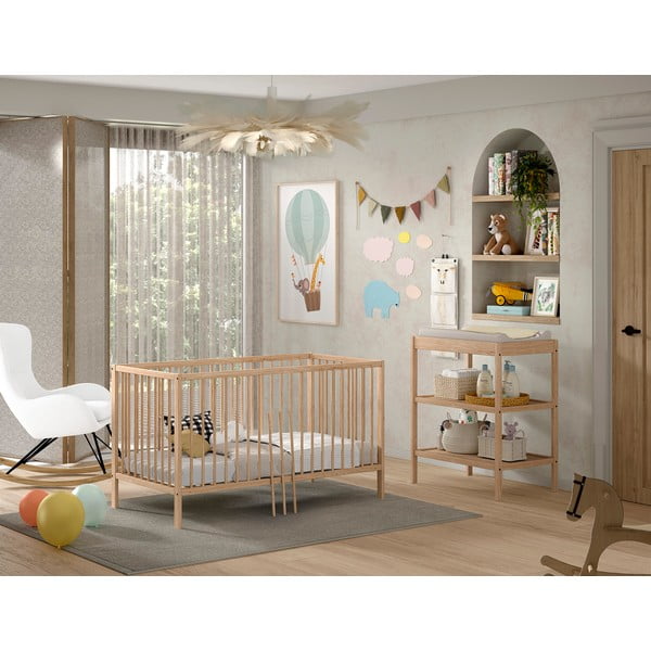 Bükkfa gyerek bútor szett 2 db-os Dino – Vipack-image-1