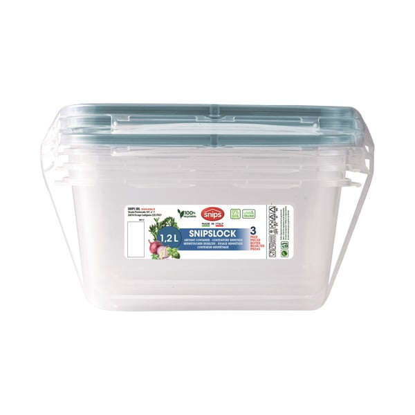 Élelmiszertartó doboz szett 3 db-os Snipslock – Snips-image-3
