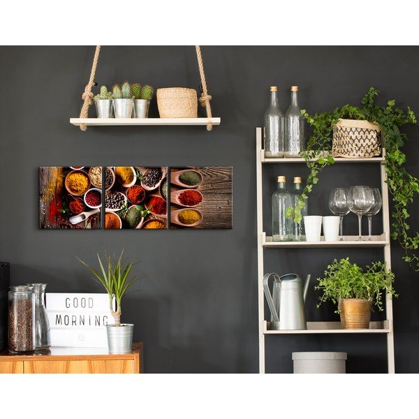 Glasspik Set Spices Tres 3 részes kép szett, - Styler-image-2