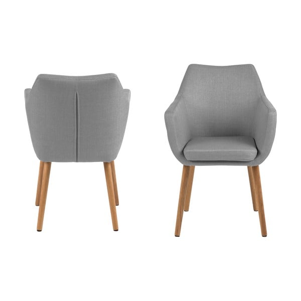 Nora világosszürke fotel - Actona-image-4