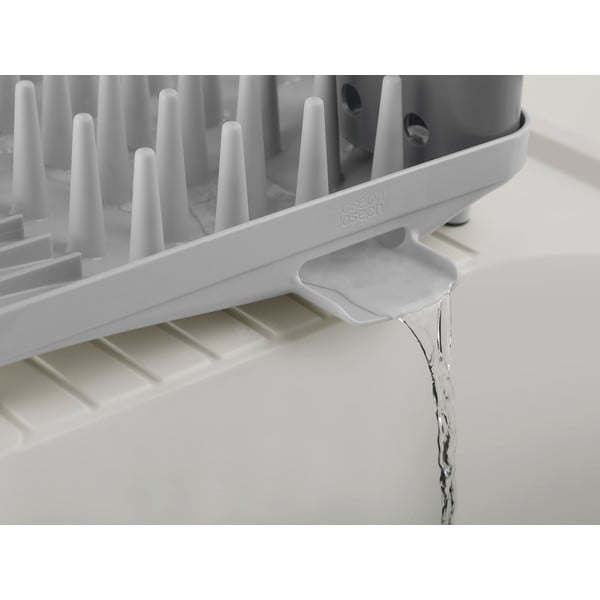 Világosszürke műanyag edényszárító 33,5x31,5 cm Duo – Joseph Joseph-image-1