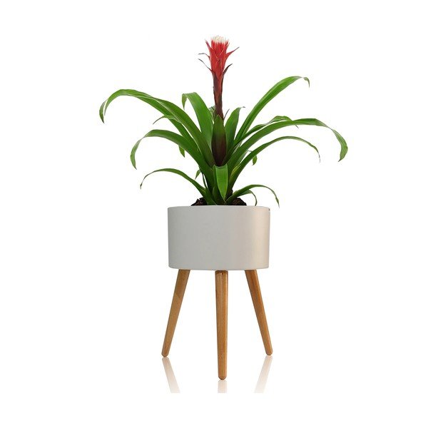 Calla fehér önöntözős virágtartó, ø 33 cm - Tomasucci-image-2